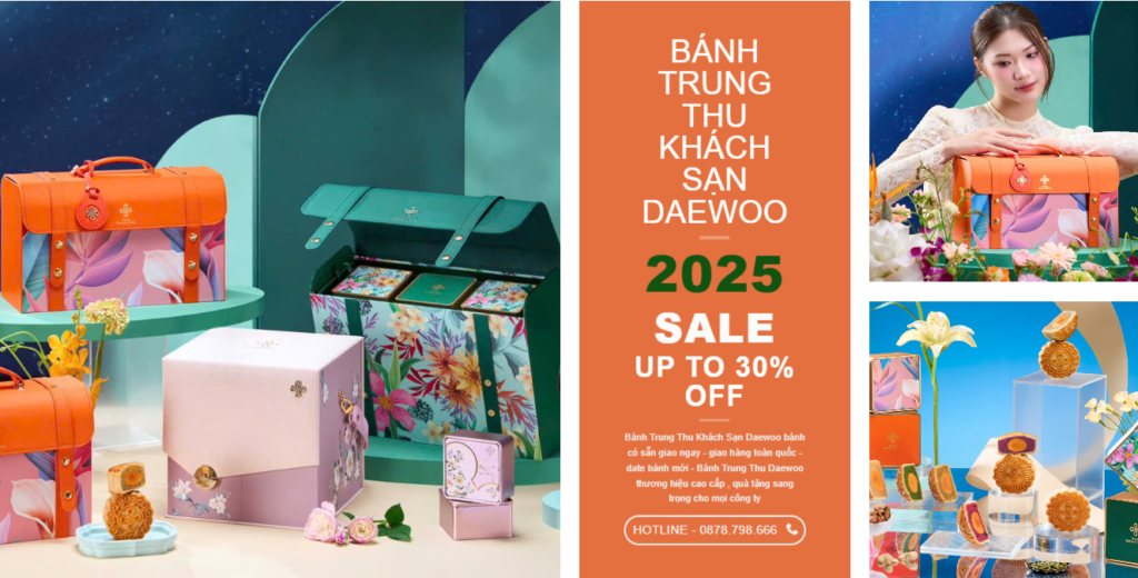 bánh trung thu khách sạn Daewoo
